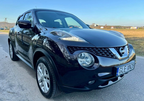 Nissan Juke cena 42900 przebieg: 167671, rok produkcji 2015 z Lębork małe 529